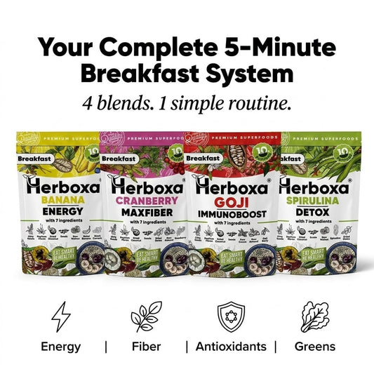 Superfoods Bundle Mix – 4 Products - The Complete Healthy Breakfast For More Than 1 Month